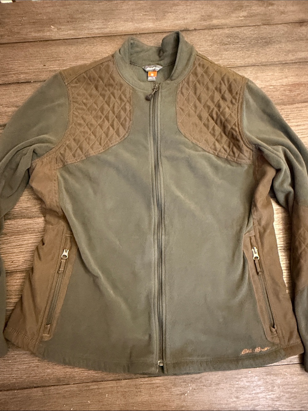 Eddie Bauer fleece shooting jacket